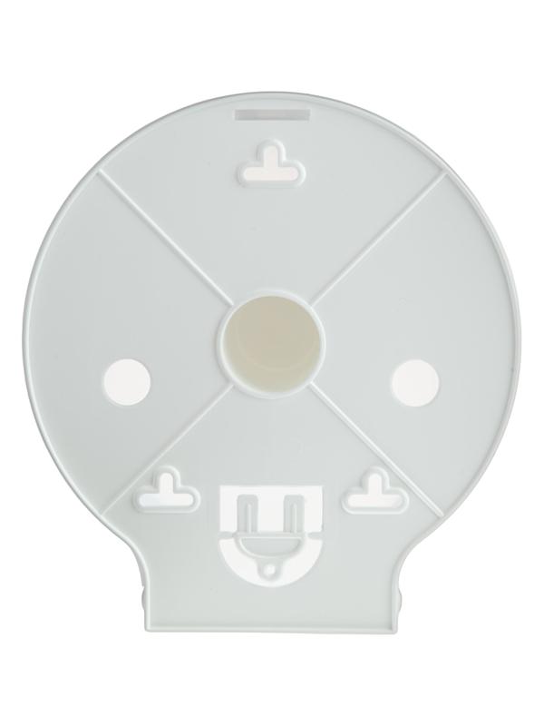 Диспенсер для туалетной бумаги рул мини белый прозр R-1310TW