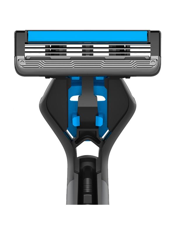 Бритва Dorco CROSS3, 5 см.кас.3лез., плав.головка, увл.полос TRC 1005