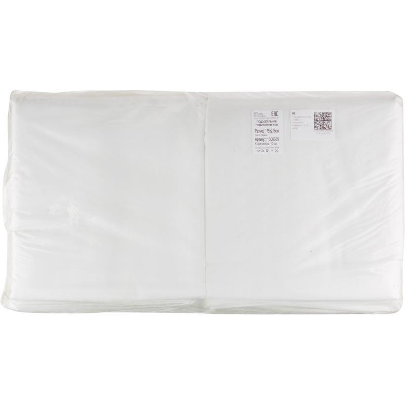 Пододеяльник 2сп 175х215, поликоттон отбеленный, 10 шт/уп