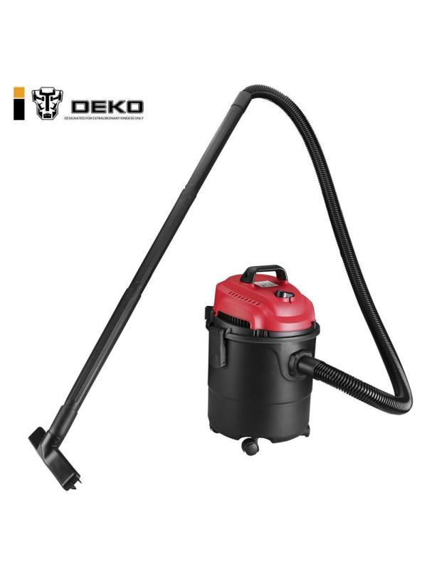 Пылесос строительный DEKO DKVC-1400-15P, 1400 Вт, 15л (015-0033)