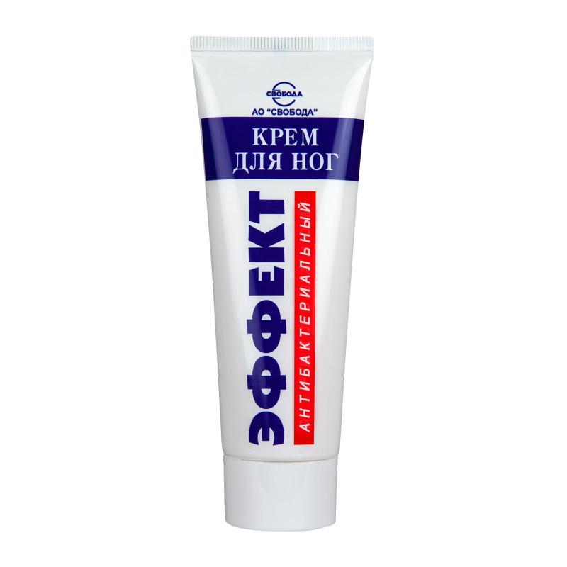 Крем SVOBODA Эффект для ног антибактериальный 80 гр