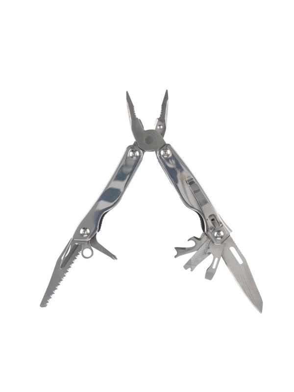 Мультитул Stinger, сталь (серебристый), 11 инструментов, нейлоновый чехол