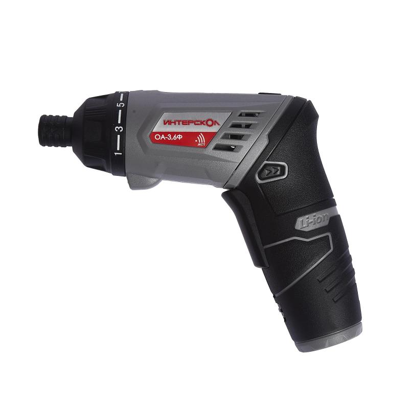 Отвертка аккумуляторная Li-ion ИНТЕРСКОЛ ОА-3,6Ф (блистер) (433.0.2.00)