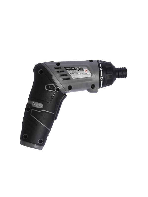 Отвертка аккумуляторная Li-ion ИНТЕРСКОЛ ОА-3,6Ф (блистер) (433.0.2.00)