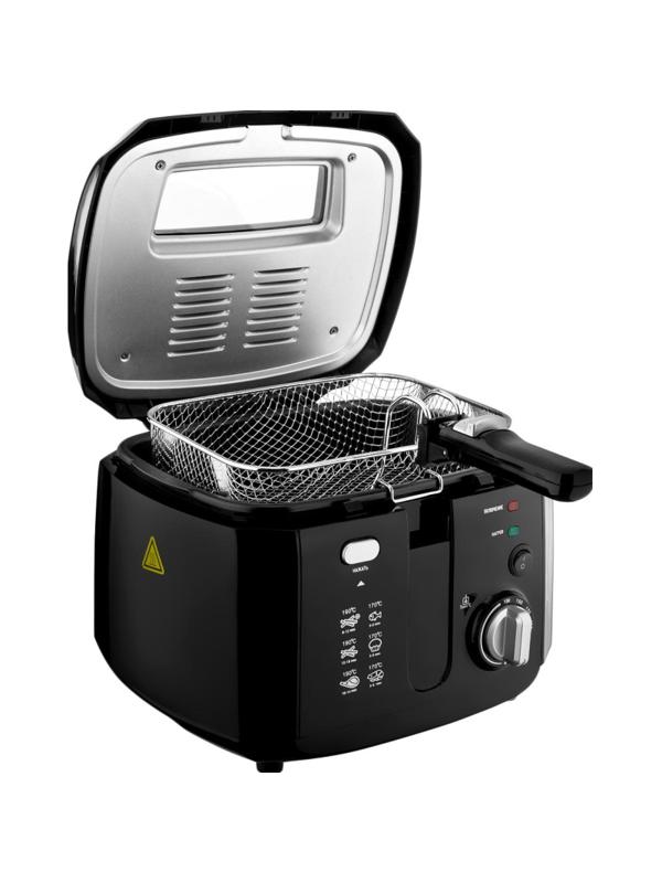 Фритюрница Brayer BR2831 1800 Вт,под. 500 г, д/масла 2,5 л, таймер 30 мин