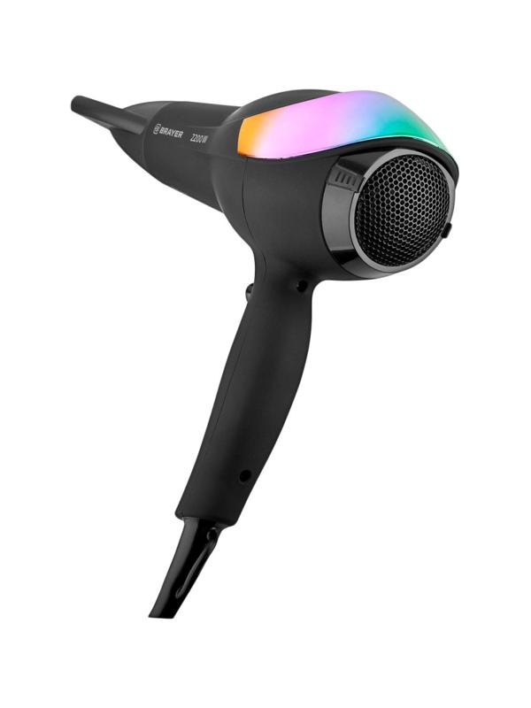 Фен Brayer BR3003,2200 Вт., 2/3 с-т реж., хол. Возд.,soft-touch, шнур 1,8 м