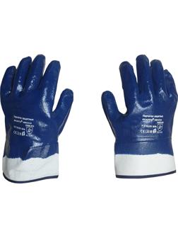 Перчатки защитные SCAFFA NBR4530 полное нитриловое покрытие крага р.10