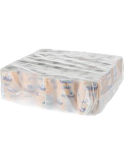 Бумага туалетная Lasla 1сл бел тисн перф 100%цел 54м 40рул/уп