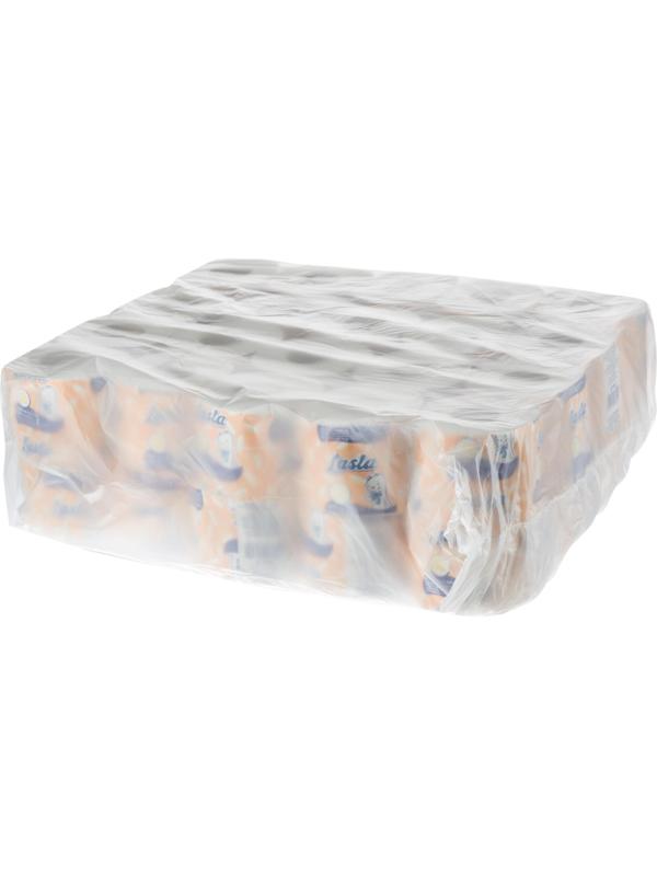 Бумага туалетная Lasla 1сл бел тисн перф 100%цел 54м 40рул/уп