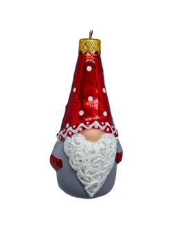 Украшение елочное Веселый бородач 1, в подарочной упаковке h-10 см ФУ-597