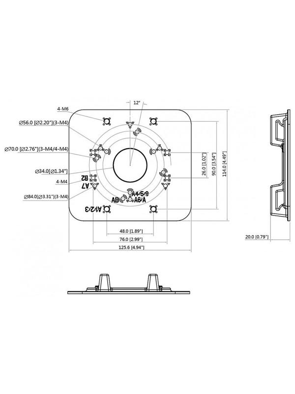 Адаптер (крепление) на столб DAHUA DH-PFA152-E
