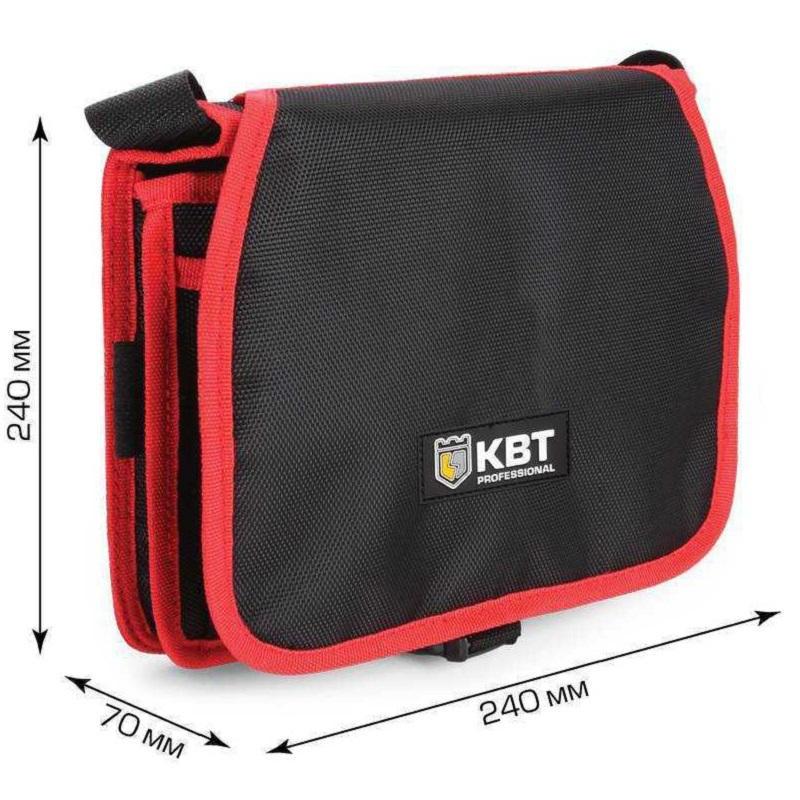 Сумка монтажника КВТ с поясным ремнем 73564