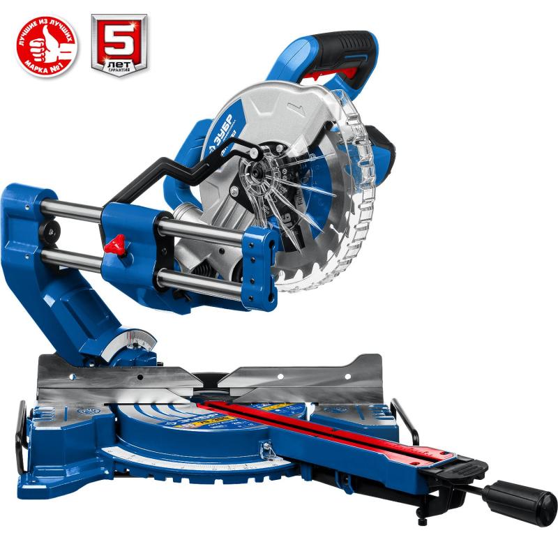Пила торцовочная с протяжкой ЗУБР Профессионал 1800Вт,d216х30мм (ППТ-216-П)