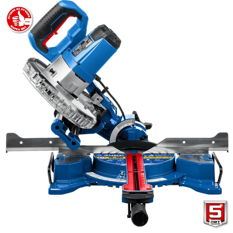 Пила торцовочная с протяжкой ЗУБР Профессионал 1800Вт,d216х30мм (ППТ-216-П)