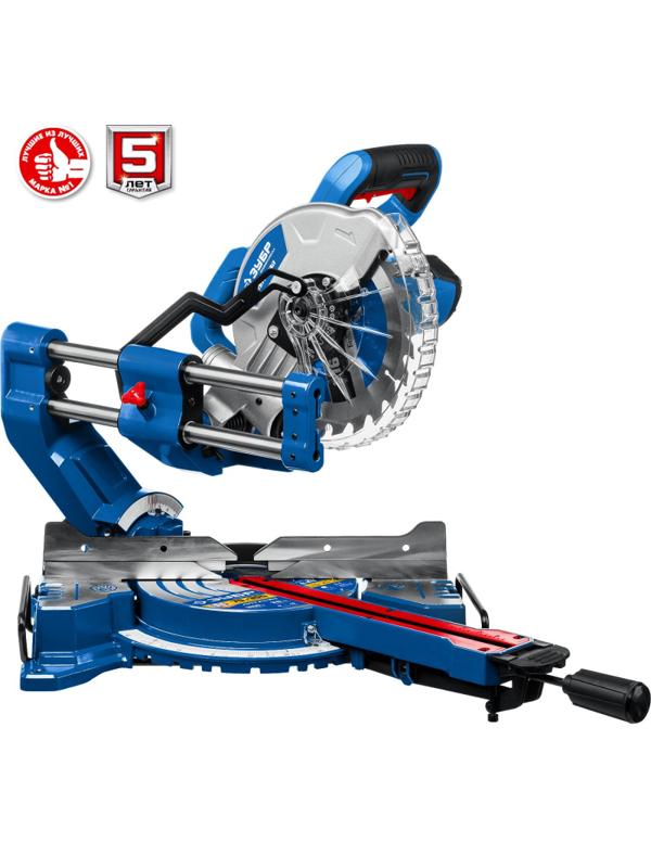 Пила торцовочная с протяжкой ЗУБР Профессионал 1800Вт,d216х30мм (ППТ-216-П)