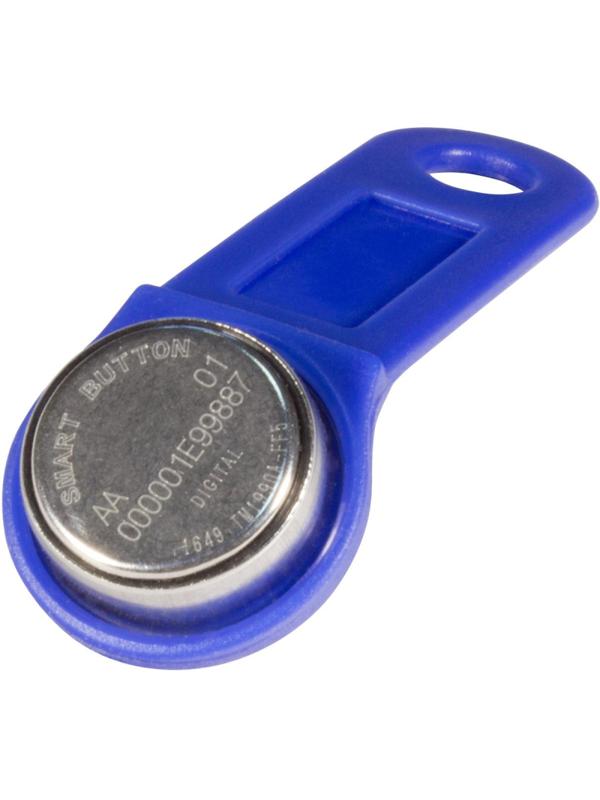 Электронный ключ Touch Memory (iButton) DS 1990 синий (уп.100шт)