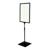Стойка напольная BASIS с PFT-A4, высота 350-550 мм, цвет черный