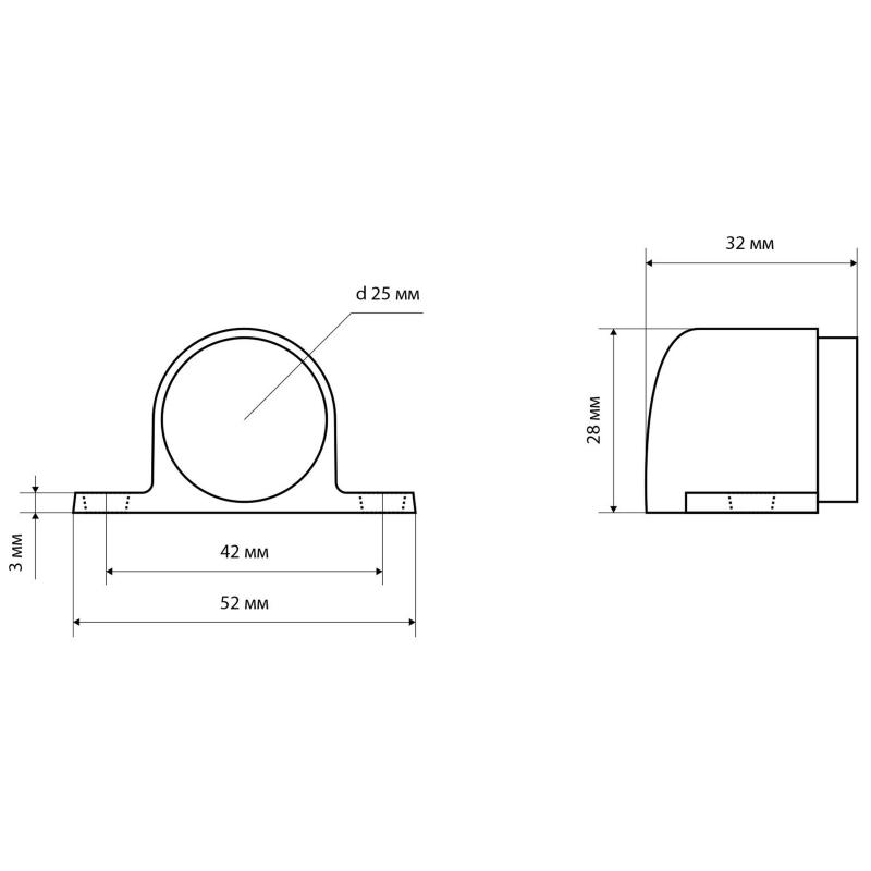 Фиксатор _УЗК_пушка ограничитель дверной СТАНДАРТ 8501 AC европакет ст.медь