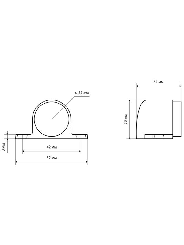 Фиксатор _УЗК_пушка ограничитель дверной СТАНДАРТ 8501 AC европакет ст.медь