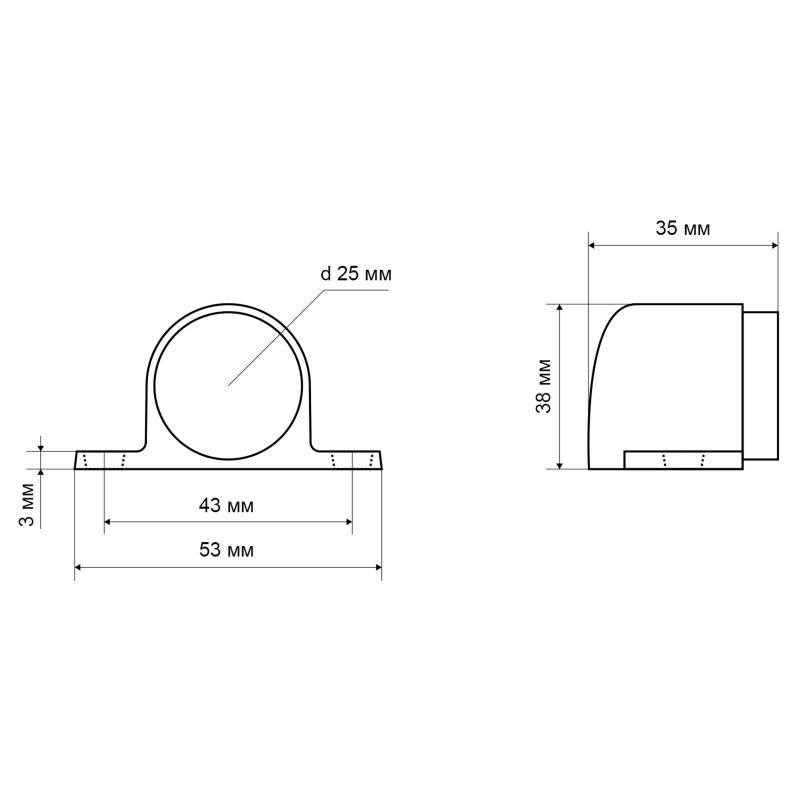 Фиксатор _УЗК_пушка магнитный огранич.дв. СТАНДАРТ 926 AC европакет ст.медь