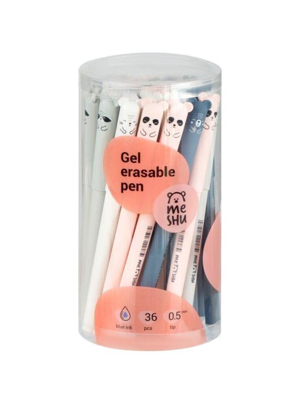 Ручка гелевая неавтоматическая стир MESHU Cutes синяя 0,5мм ассорт MS_65930