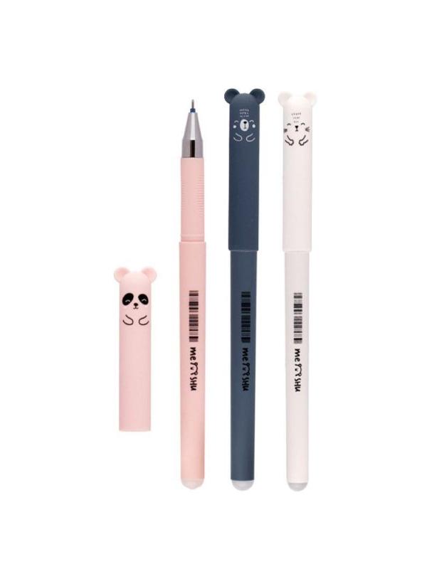 Ручка гелевая неавтоматическая стир MESHU Cutes синяя 0,5мм ассорт MS_65930