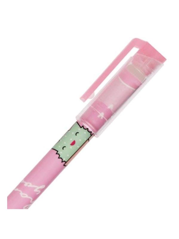 Ручка гелевая неавтоматическая стираемая MESHU Meow Friends син 0,5мм ассор