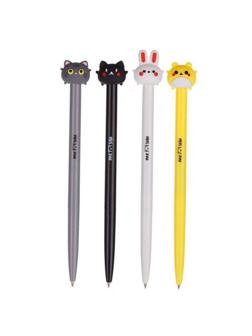 Ручка шариковая автоматическая MESHU Cute Friends синяя в ассортимен 296372