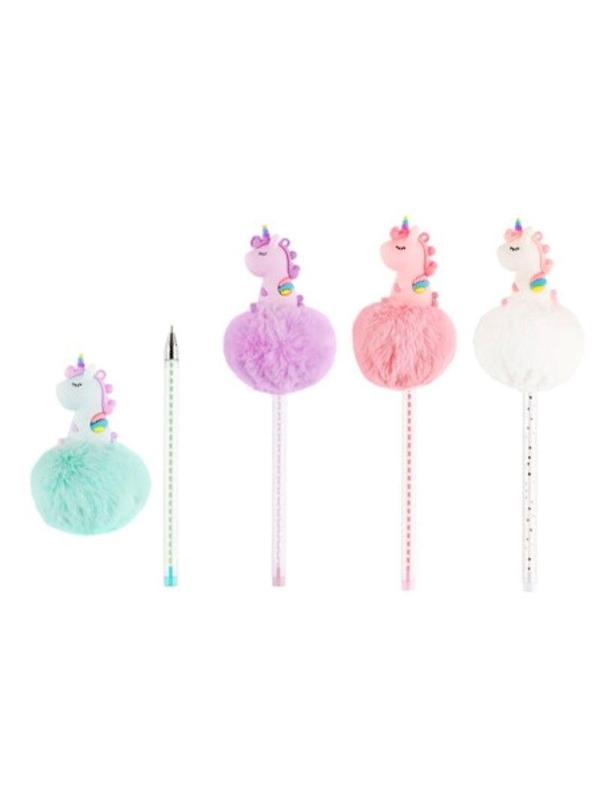 Ручка шариковая неавтоматическая MESHU Candy Unicorn син 0,7мм асс MS_65770