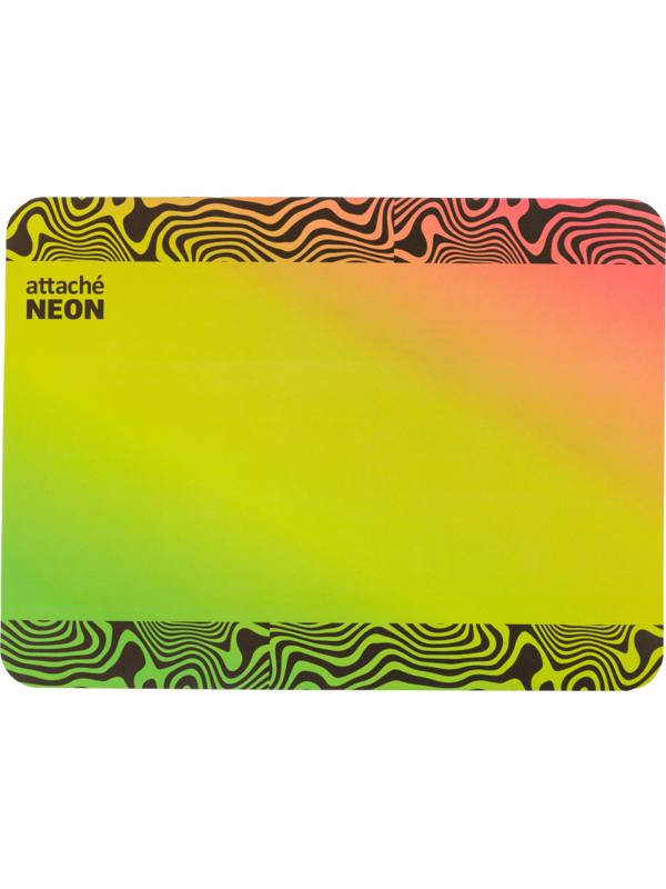 Коврик на стол Attache Neon 430х320мм дизайн НМ-03О