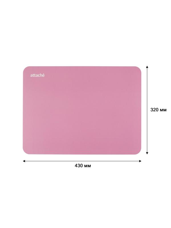 Коврик на стол Attache Акварель 430х320мм розовый НМ-03О