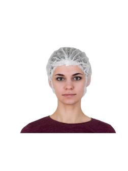 Шапочка Шарлотта белая, КЛЕВЕР-ПРО, пл.10 г, 100шт/уп