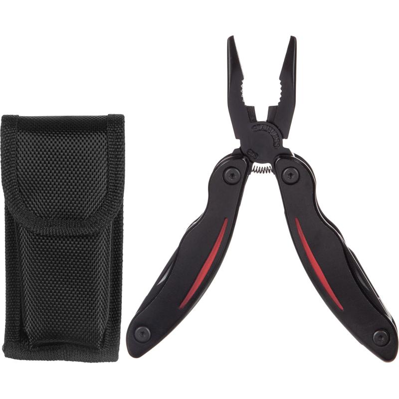 Мультитул Stinger сталь/пластик красно-черный 9 инструментов MT-A612