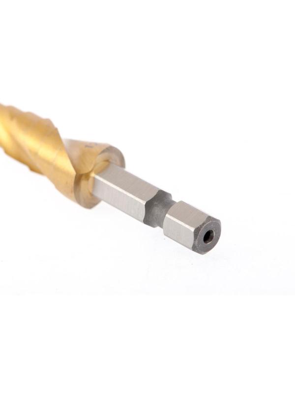 Сверло ступенчатое 4-12 мм HSS Matrix 72353