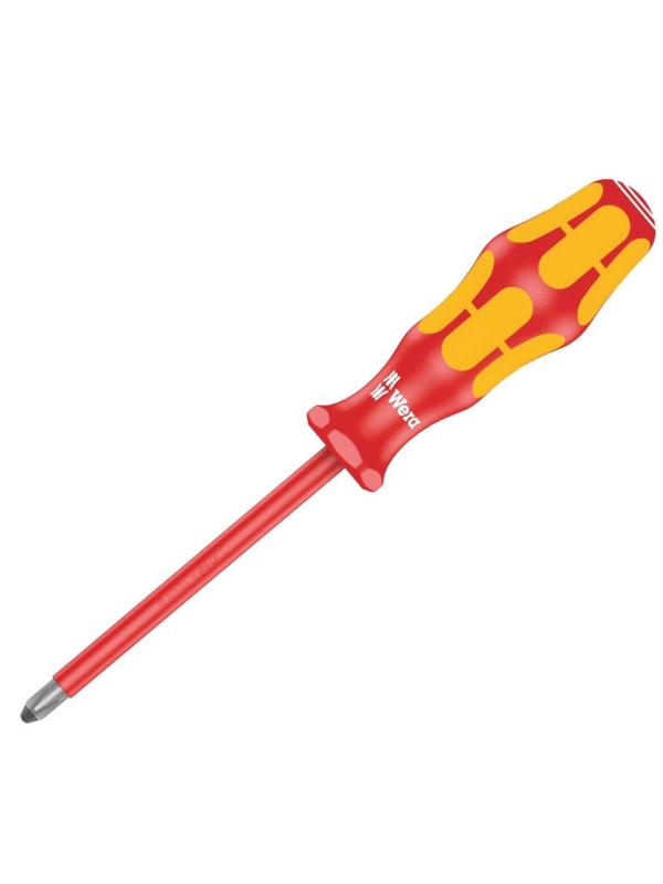 Отвертка диэл. крестовая PH2х100 мм WERA Kraftform Plus 162 i PH VDE 006154