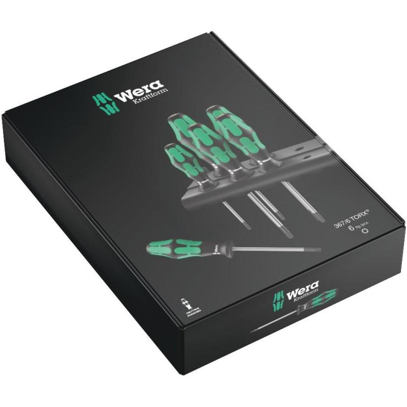 Набор отверток 6 предм. с подставкой WERA Kraftform Plus 367/6 TORX 028062