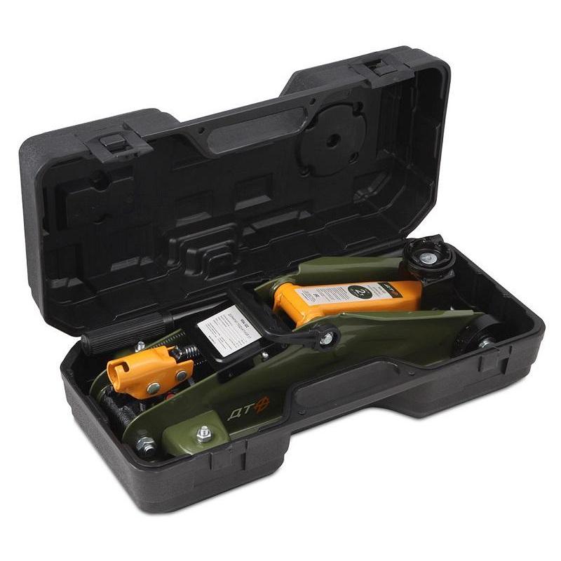 Домкрат подкатной 2 тонны, 135-340 мм, в кейсе Дело Техники 904122