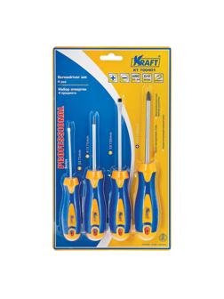 Набор отверток 4 шт, KRAFT KT 700401