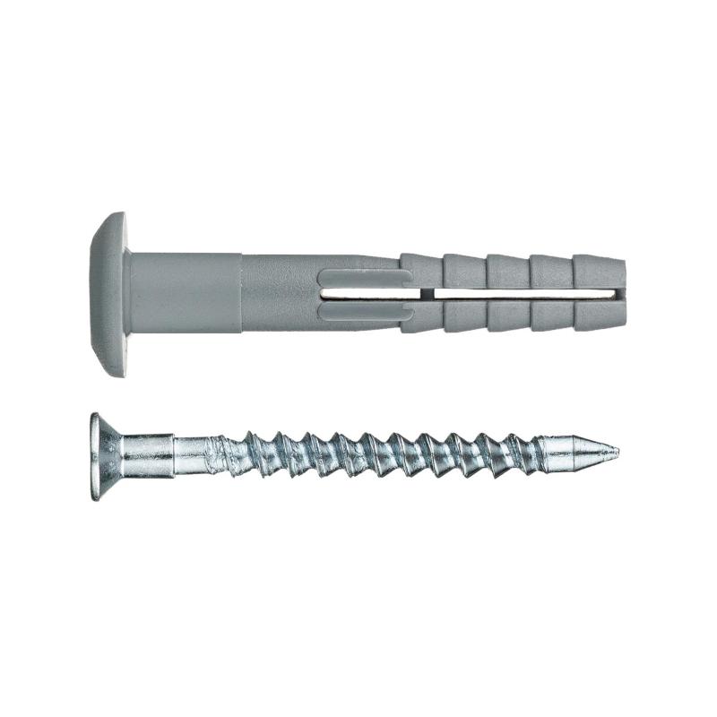 Дюбель-гвоздь 6х40 гриб. (полипропилен) 300 шт - пакет Tech-Krep 125574