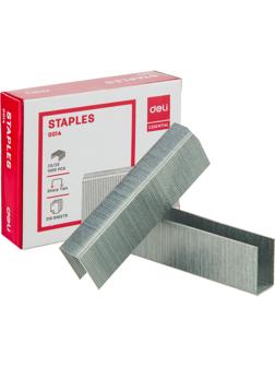 Скобы для степлера №23/23 Deli Е0014 оцинкованные 1000 шт./уп