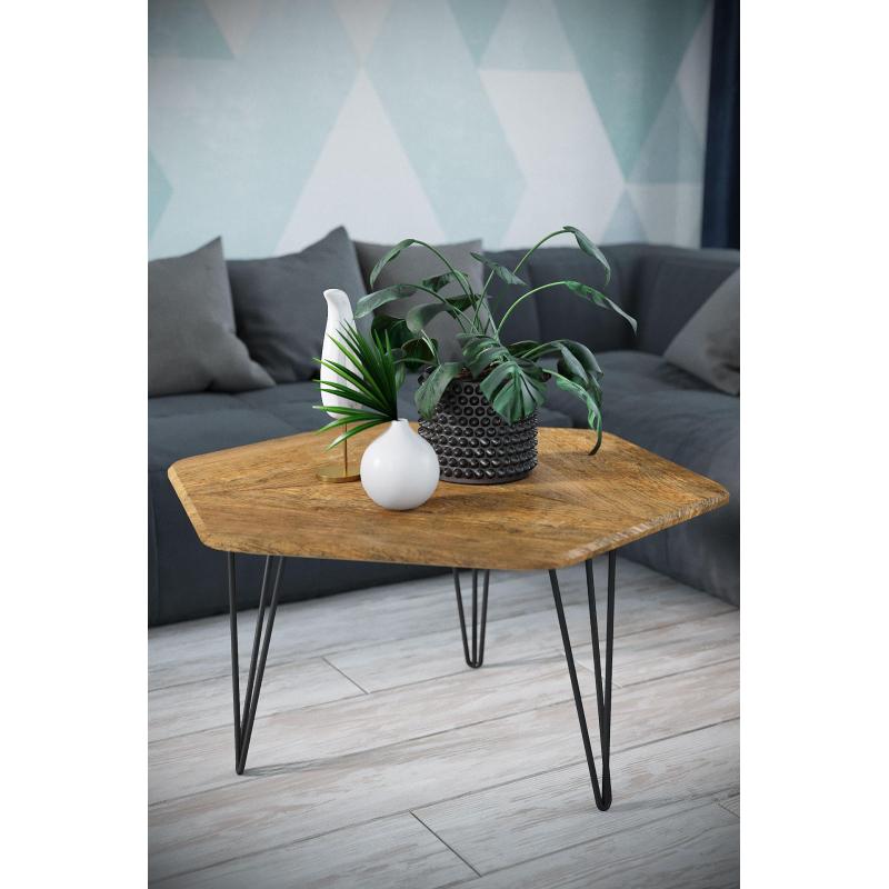 Стол журнальный  KF_Олдем. дуб  американский