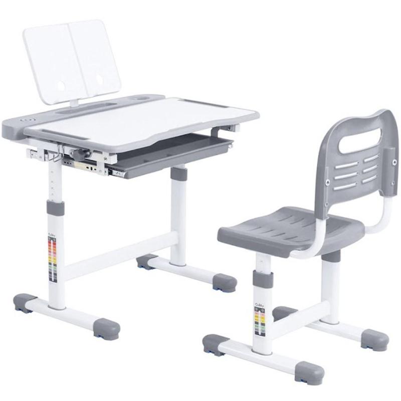 Комплект детской мебели FD Парта+стул трансформеры Vanda Grey Cubby 222012