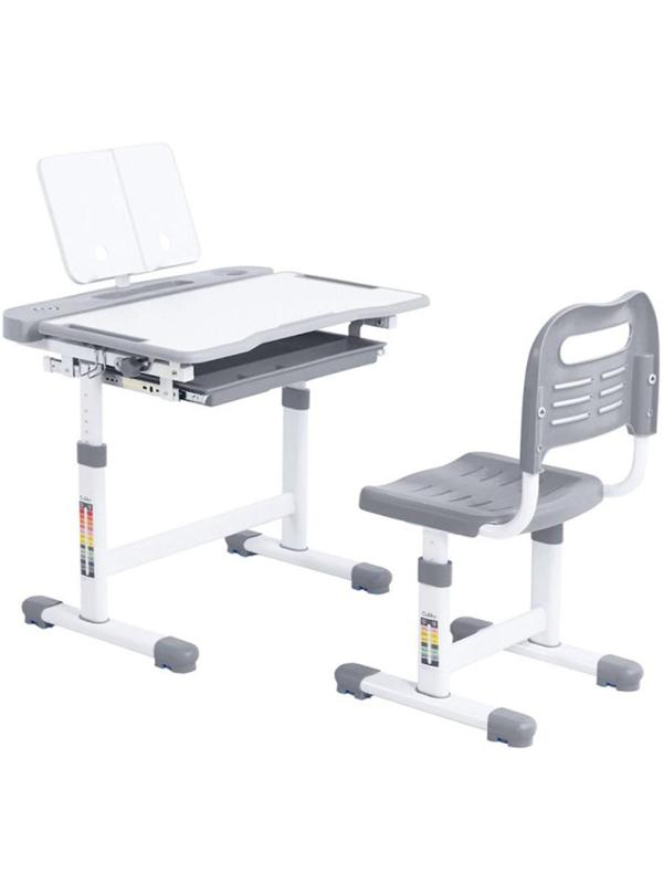 Комплект детской мебели FD Парта+стул трансформеры Vanda Grey Cubby 222012