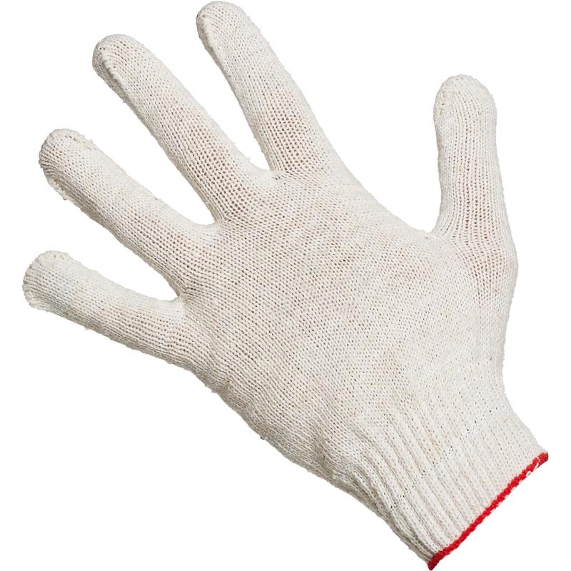 Перчатки защитные трикотажные с ПВХ Протектор 4 нити 43-44гр 10кл 300пар/уп