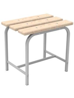 Скамья TI_СТ дерев. доска, Ш500хГ350хВ450