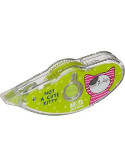 Корректирующая лента M&G So Many Cats 5 мм x 6 м, ассорти, блистер