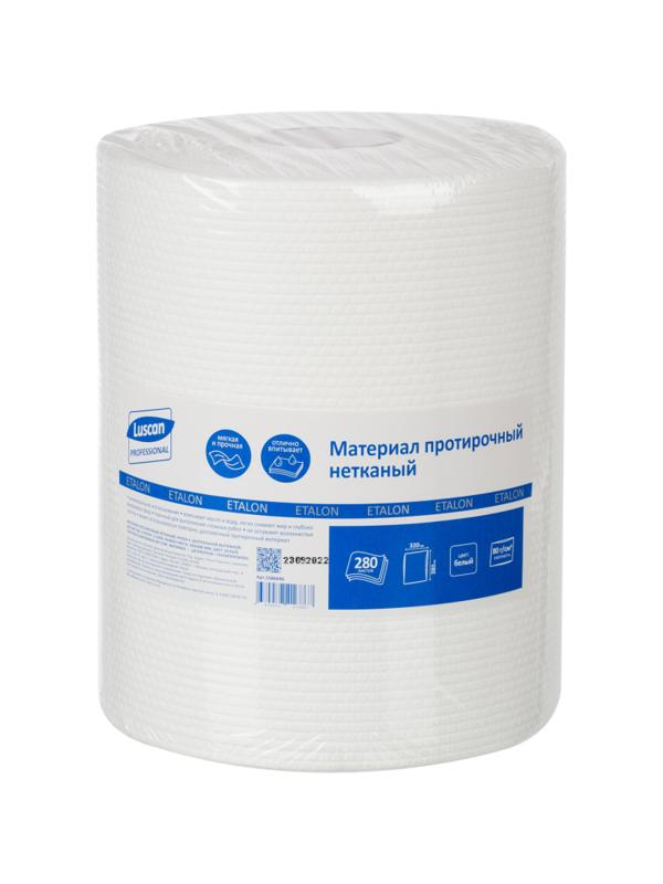 Материал протирочный нетканый Luscan Professional 80г 32х38см 280л/рул бел
