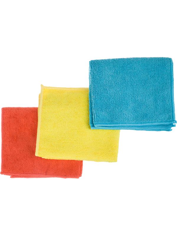 Салфетки хозяйственные Luscan из микрофибры универс 300г/м2 30х30см 3шт/уп