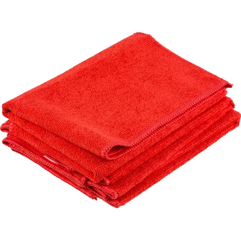 Салфетки хозяйственные Luscan Professional 300г/м2 40х40см 3шт/уп красные