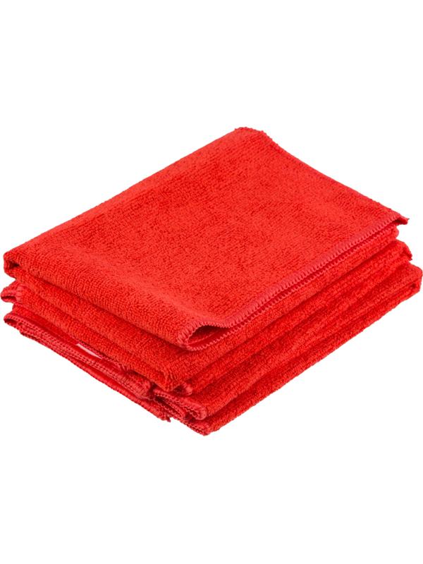 Салфетки хозяйственные Luscan Professional 300г/м2 40х40см 3шт/уп красные